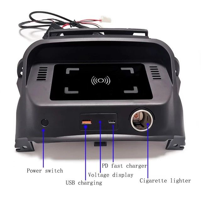 15W Car Wireless Charger For Toyota Corolla 2019-2020 Fast Phone Charger