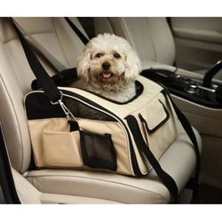 Dog Carrier Bag, Dog Car Seat Bag, 16 x 13.5 x 12 Inches