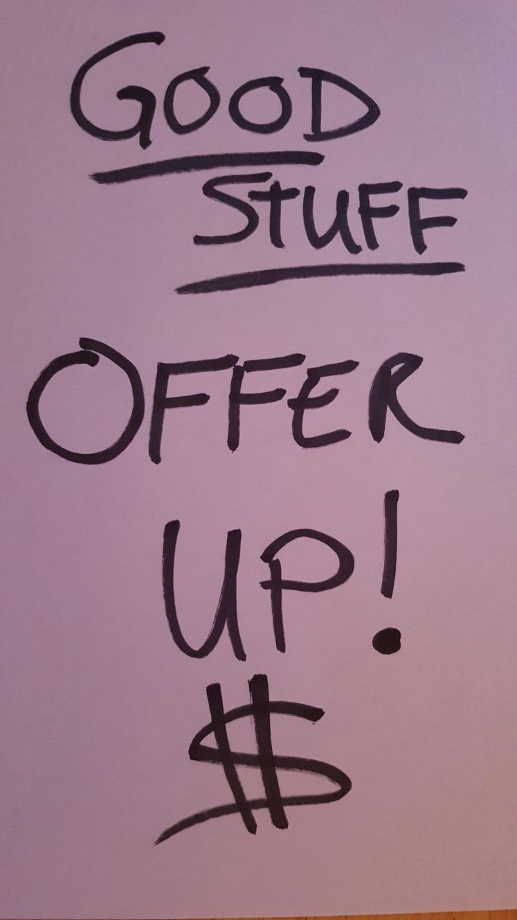CHECK IT OUT! >>OFFER UP<<