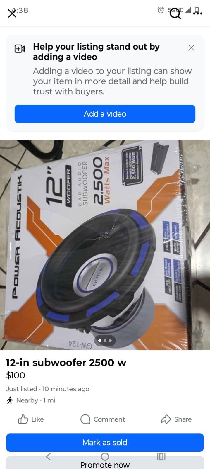 Subwoofer