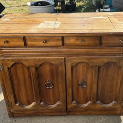 Wooden Sewing Table 