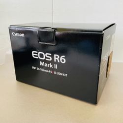 Canon EOS R6 Mark II Mirrorless Digital Camera with RF 24-105mm f/4L IS USM Lens