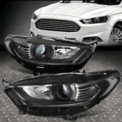 13-16 Ford Fusion Projector Headlights Luces Calaveras Micas Faros Focos Faroles Headlamps 