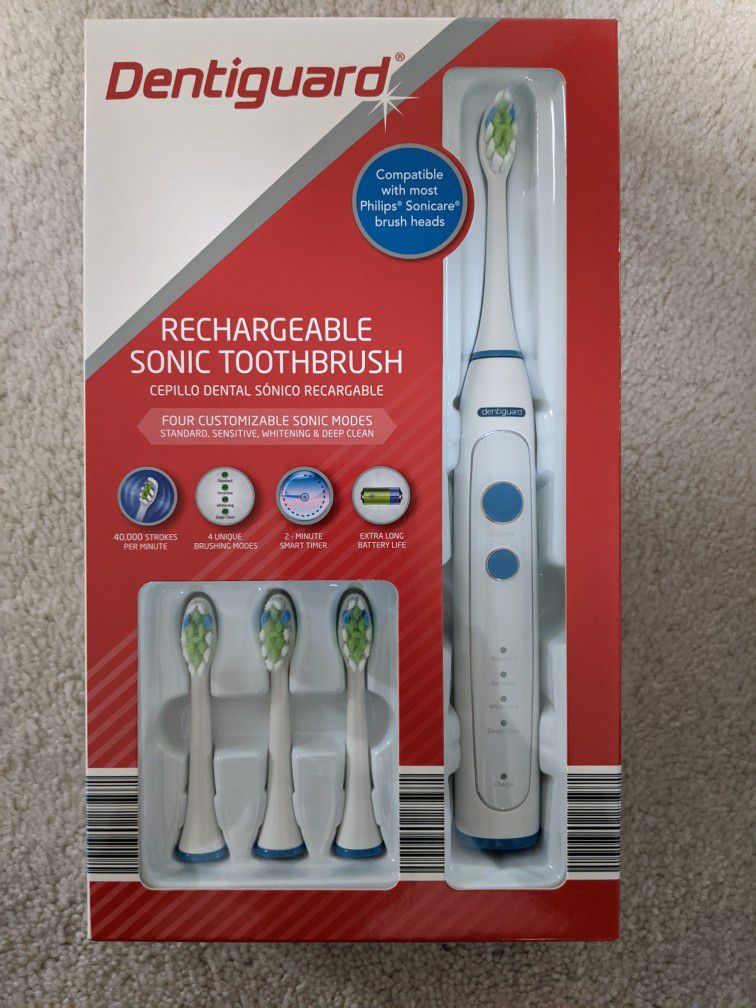 Rechargeable Sonic Toothbrush (Brand New)

Multiple units available