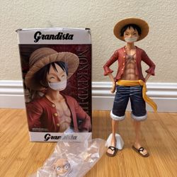 One Piece Monkey D Luffy Grandista Figure Banpresto Collectible 1st Edition