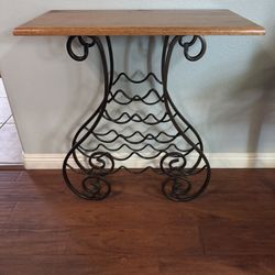 Metal / Wood Wine Rack