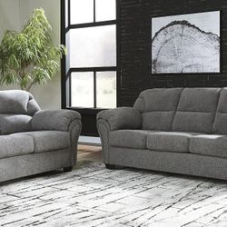 Allmaxx Pewter Living Room Set

