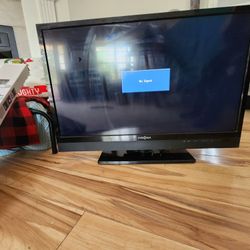 Multiple Items-tv, pair of boots and two sets of blinds And Womens Brown Handbag 