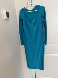 New extra large aqua colored dress with Tommy control