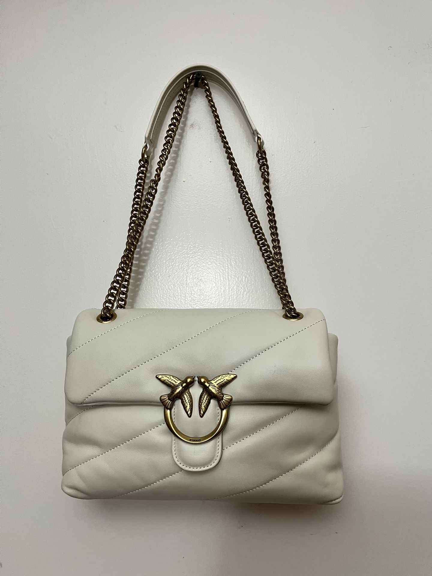 White Leather Handbag