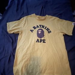 Yellow Bape Tee