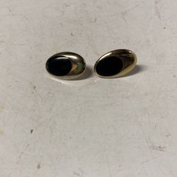 Black and gold Earrings 