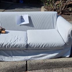 Free IKEA Loveseat Couch With Slipcover 