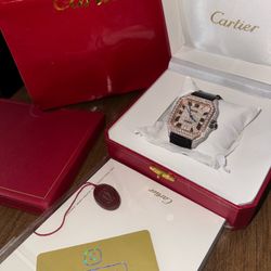 Vvs Moissanite Diamond Men’s Watch Rose gold