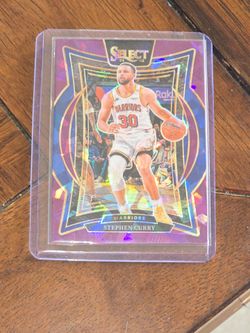 2024-25 Panini Select Stephen Curry Purple Ice Prizm 92/99