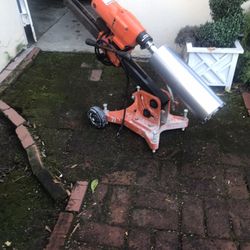 Large Used Core Drill By Adjusting 2 Bolts Can Drill At Angels Hold’s Up To 10 Inch Bits New $1295 Mine $475. 