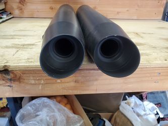 Harley Davidson Road Glide Special Black Exhaust Pipes