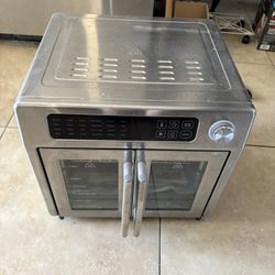 Emeril Lagasse French Door Air Fryer Toaster Oven Combo, 26QT, Stainless Steel, 4-00675-02X