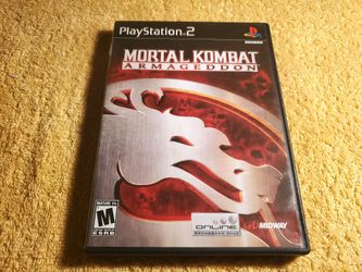 MORTAL KOMBAT AMAREGGEDON PS2 GAME COMPLETE
