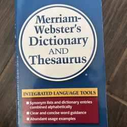 Dictionary And Thesaurus