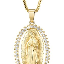 Virgin Mary Necklace, Virgen De Guadalupe Necklace, Man Bag , Wallet,Tote Bag , Purse , Meet In The I.E & San Bernardino Area.  