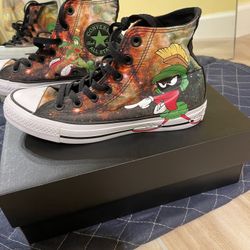 Sz 7 Marvin The Martian High Top Converse