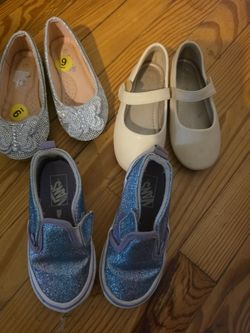 3 Pairs Toddler Girls Shoes