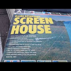 American camper Flame retardant 12' x 12' Screenhouse, Vintage, Brand New In Box