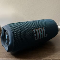 JBL Charge 5 Portable Bluetooth Speaker – Blue (w/ Powerbank)