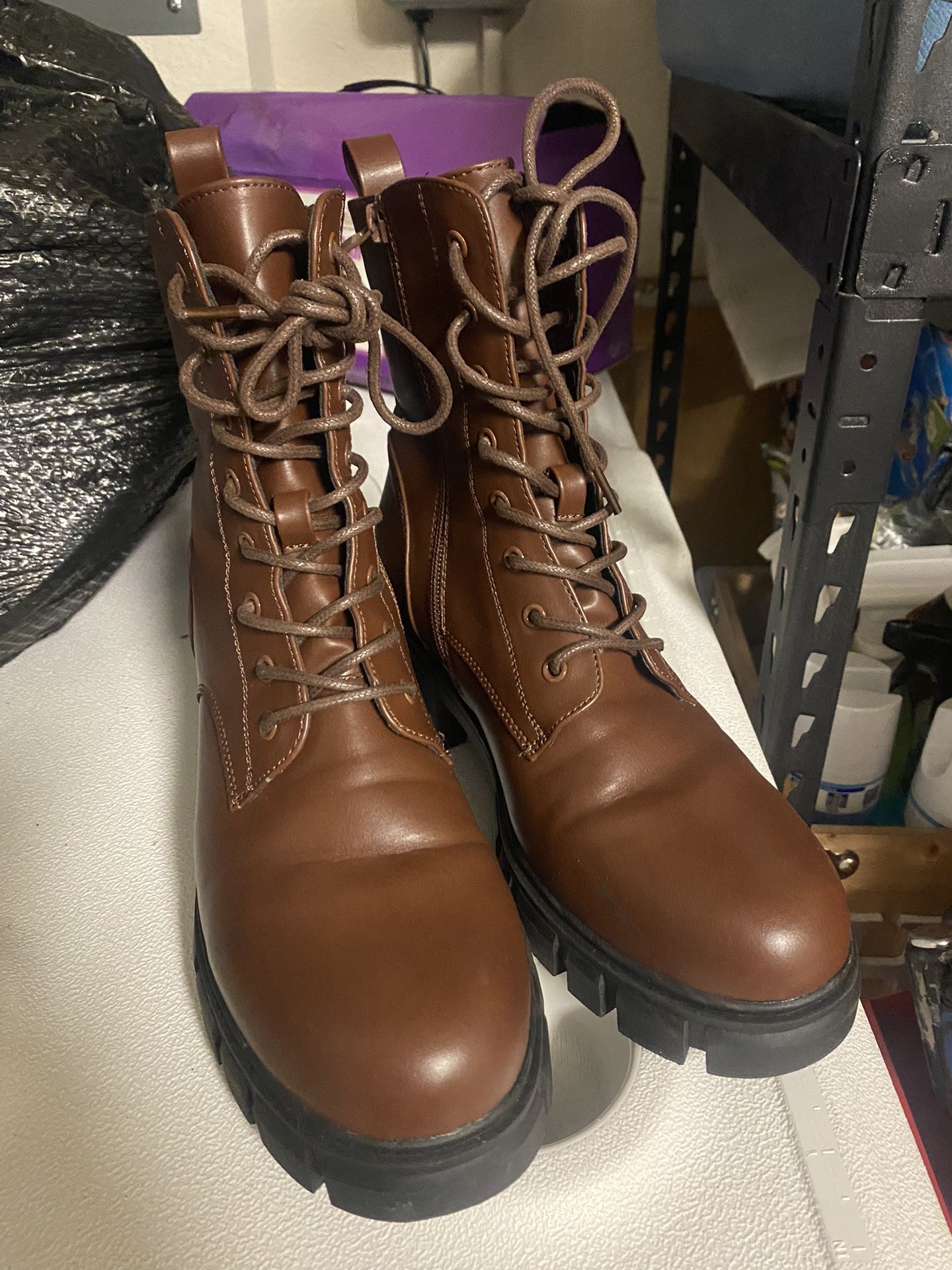 Brown High Boots