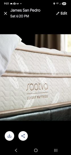 14"thick Queen & King Saatva Mattress Set 