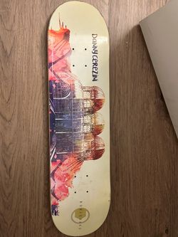Danny cruzin skate board