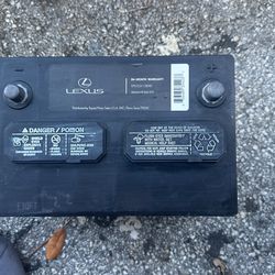 Lexus car battery