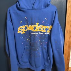 SP5DER Tc Blue Hoodie 