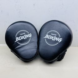 Valleycomfy Boxing Focus Training Strike Black Punching Mitts