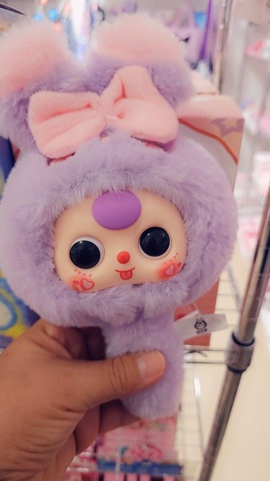 Baby Three Plushie Blind Box Keychain Mirror