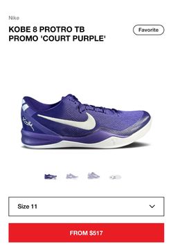 Nike Kobe 8 Protro TB Promo Court Purple (dm for price)