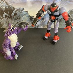 Vintage 1993 Toy biz -the Bot Master & Breakout beast