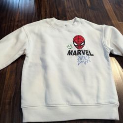 Boys Spiderman Sweater 5/6
