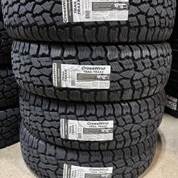 (4) - 245/75/16 Crosswind Trail Traxx A/T Tires