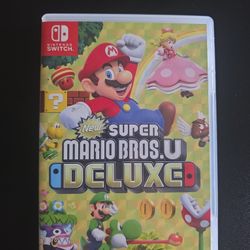 New Super Mario Bros. U Deluxe - Nintendo Switch & Switch 2– Like New - Open To Reasonable Offers
