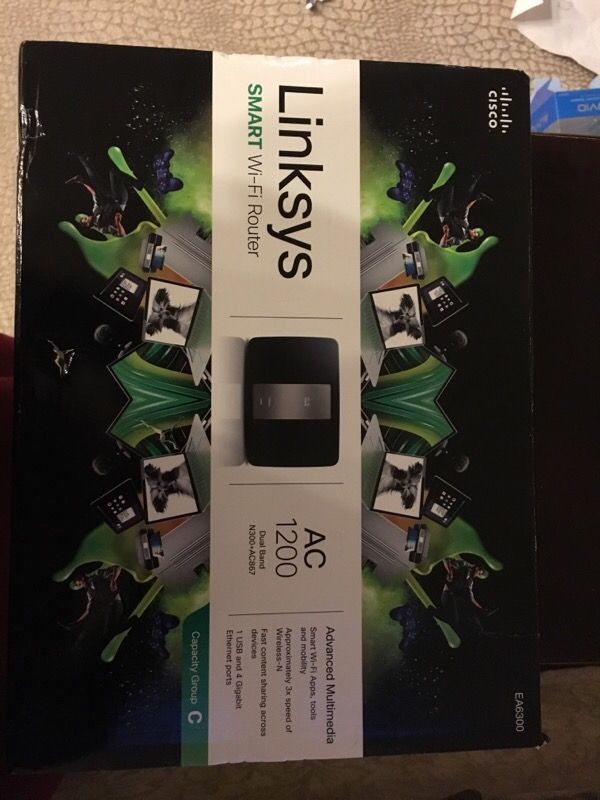 New wireless router linksys