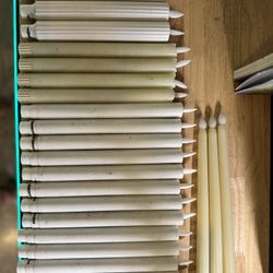 24 LED Real Wax Battery Operated Candles 10”  