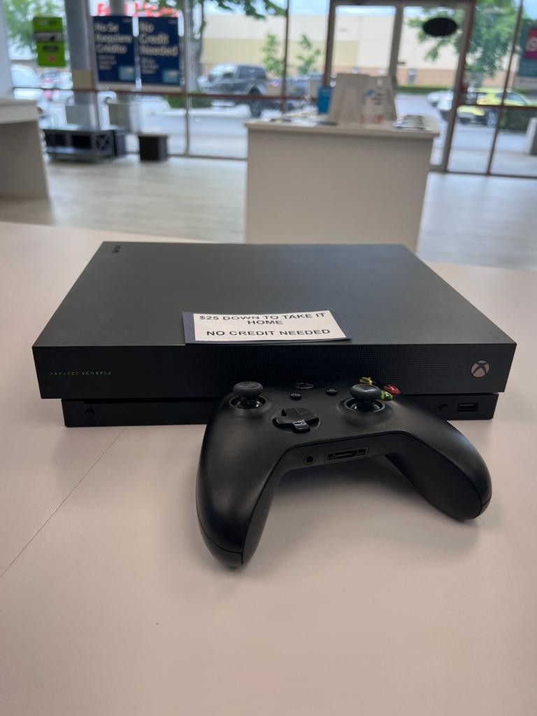 Microsoft Xbox One X Project Scorpio Limited Edition 1TB-$25 To Take It Home Today 