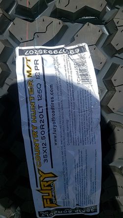 35x12.50R20 M/T Fury OFF-ROAD 12PR