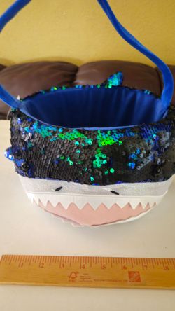 N. Peoria brand new shark easter basket sequin please read description for pick up location options