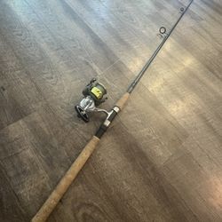 St Croix Triumph 7’ Heavy 12-25 Daiwa Pro Cyon 4000 Salt Water Fishing Combo. 