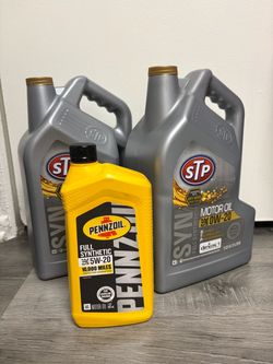 Motor Oil Bundle – Pennzoil & STP Synthetic
