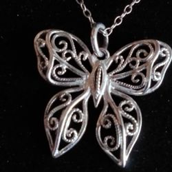 925 Italy.necklace. With Chain 