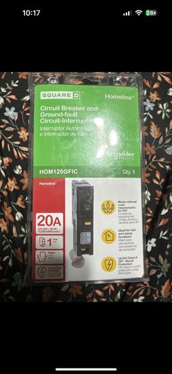 Square D HOM120GFICP 20 A Miniature Circuit Breaker